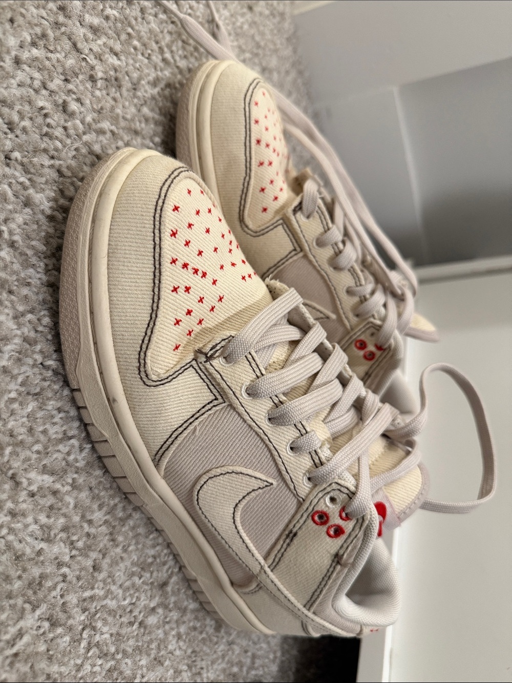 Nike Dunks Light Orewood Brown Sashiko